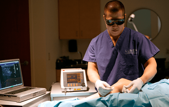 Dr. Andrew Kwak performs Endovenous Laser Ablation at The Lumen Center