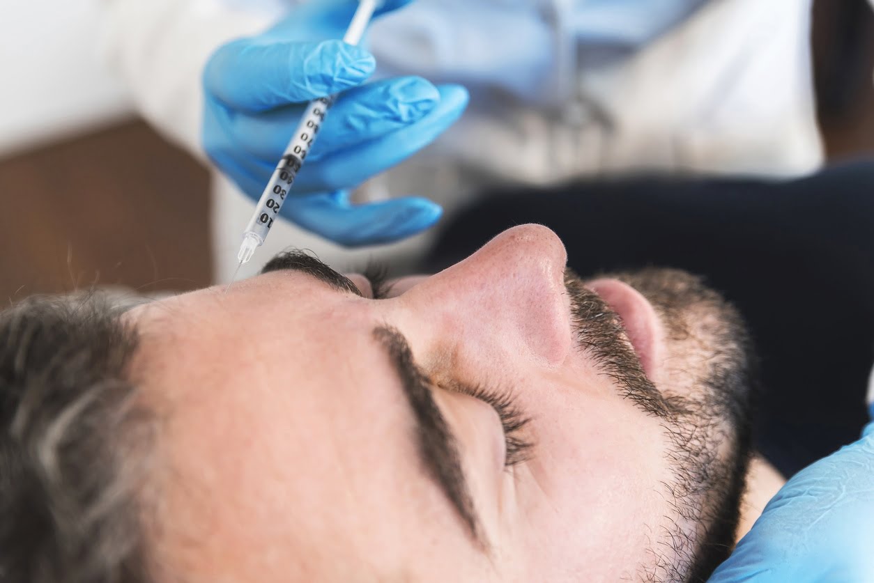 Injectables and skin care for men at The Lumen Center